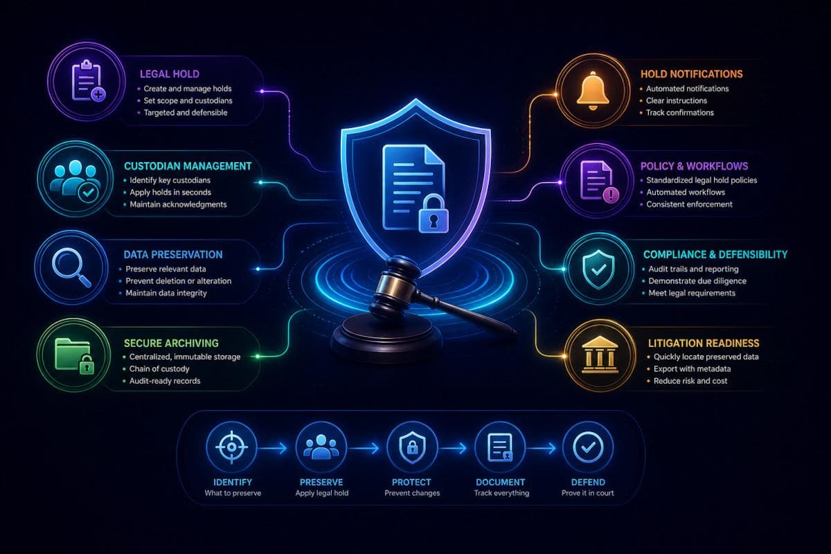 Legal Hold Software for Defensible Record Preservation