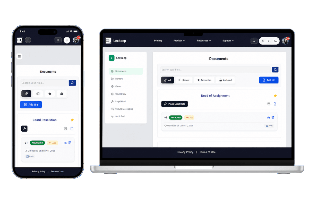 Tamper-Resistant Document Management with Blockchain Verification