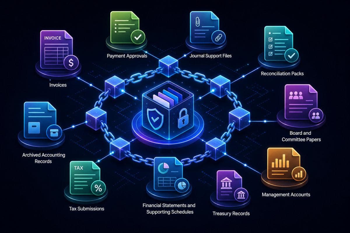Blockchain-Backed Financial Record Keeping