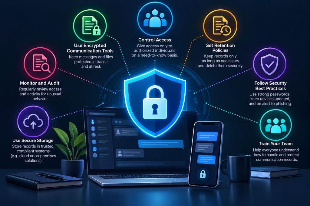 featured image for How to Keep Business Communication Records Secure