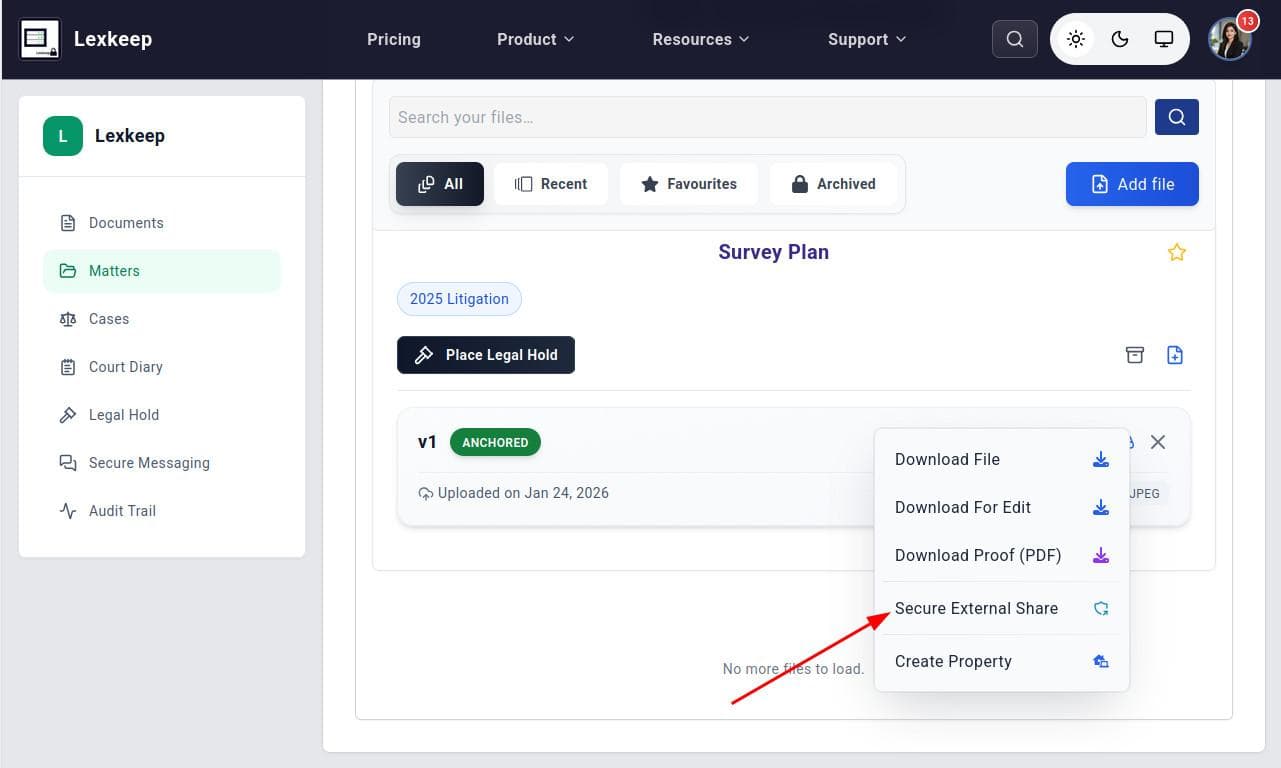 featured image for Secure external share