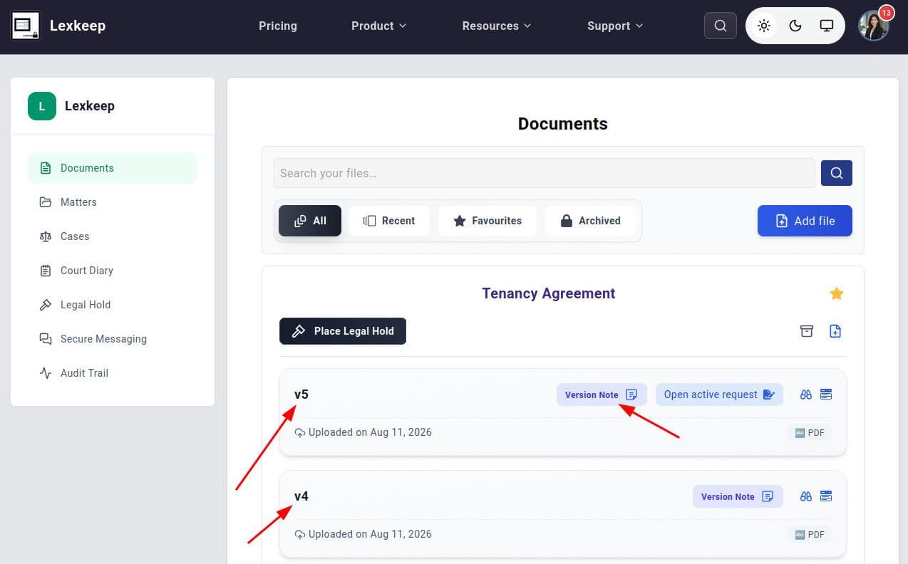 featured image for File versions
