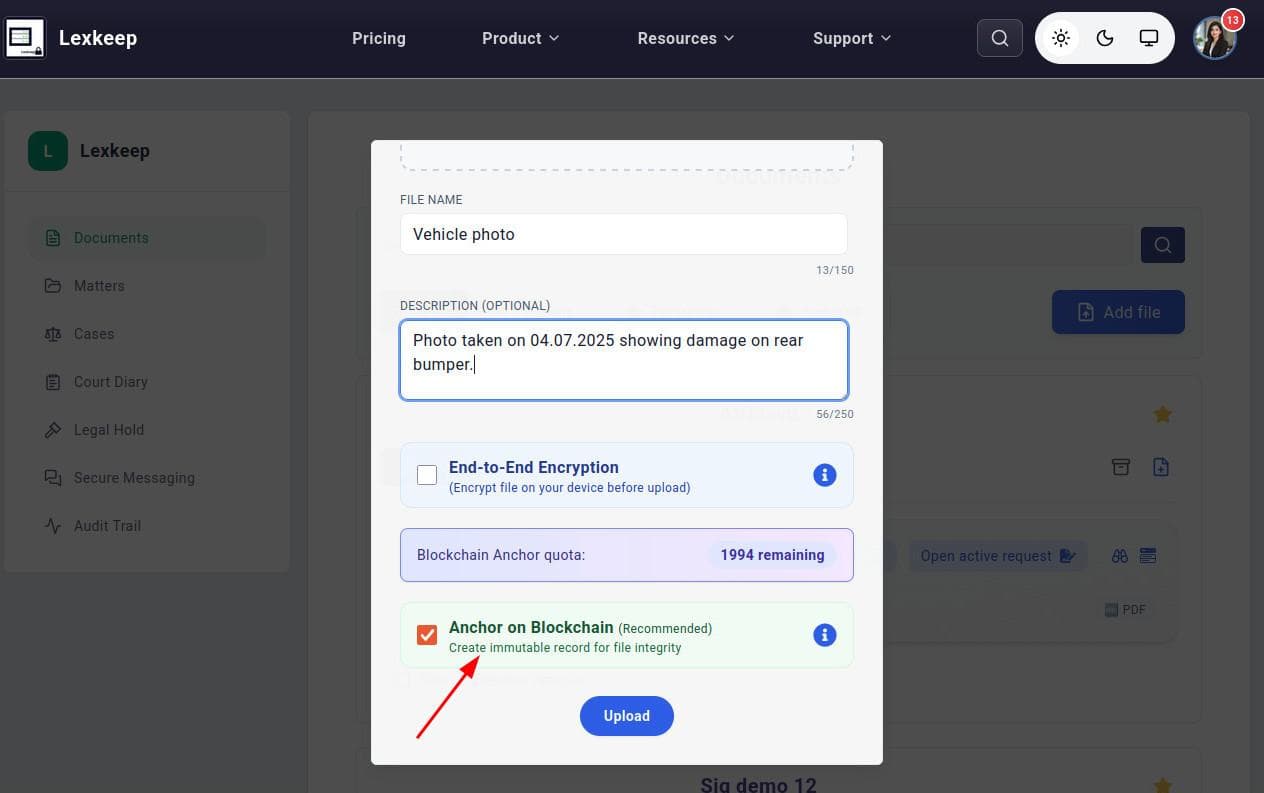 featured image for Anchor a file on blockchain