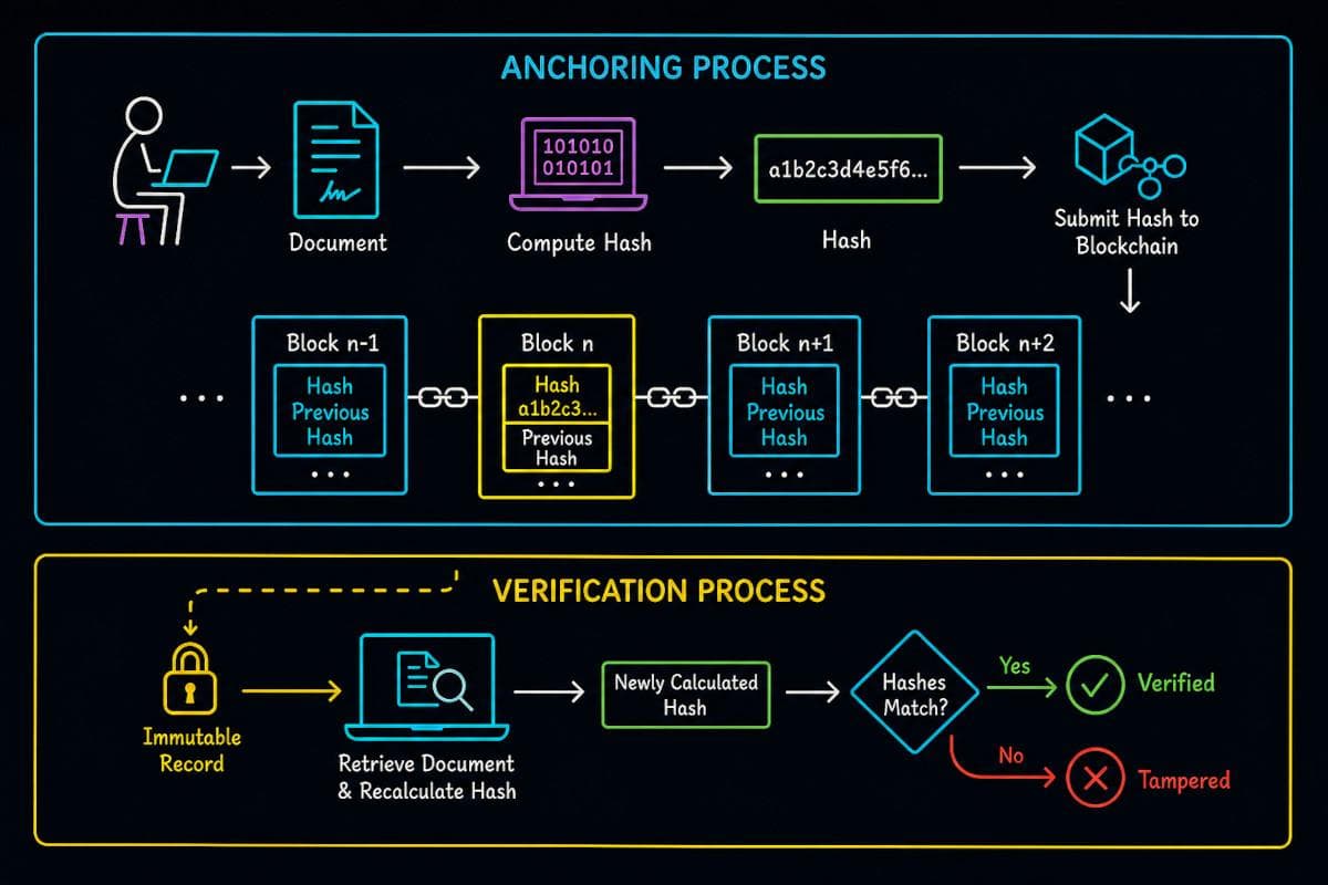 featured image for Blockchain Anchoring: What It Is and How It Works